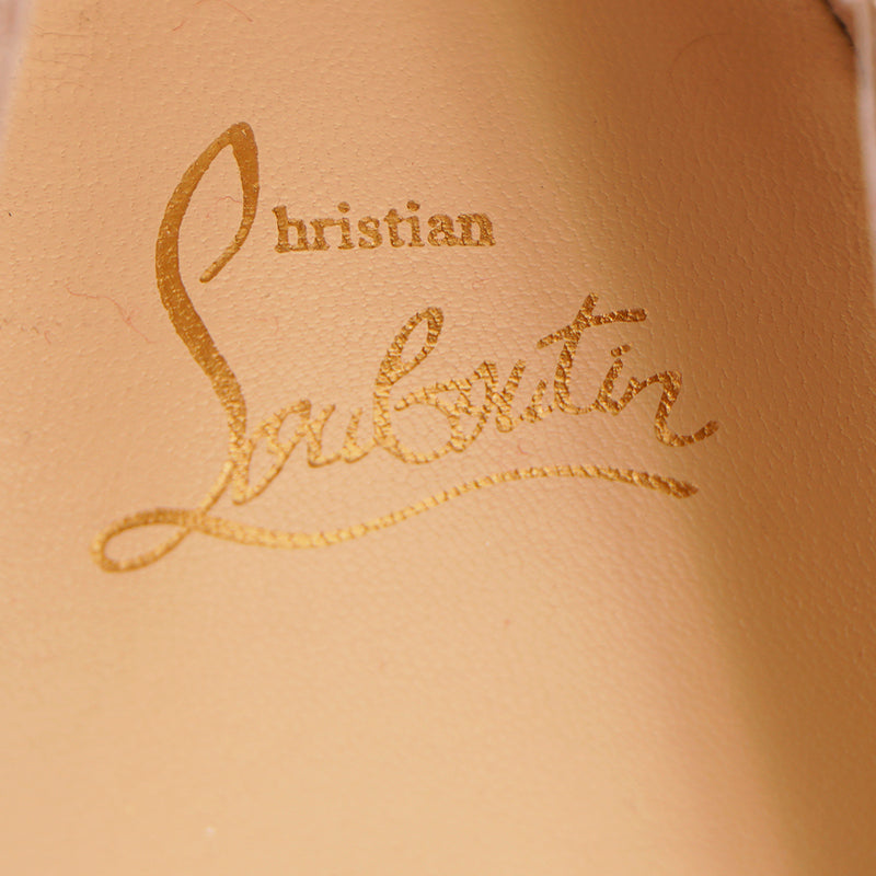 37 NEW $695 CHRISTIAN LOUBOUTIN ALIOCHETTE Gold GLITTER SPIKE ESPADRILLES FLATS