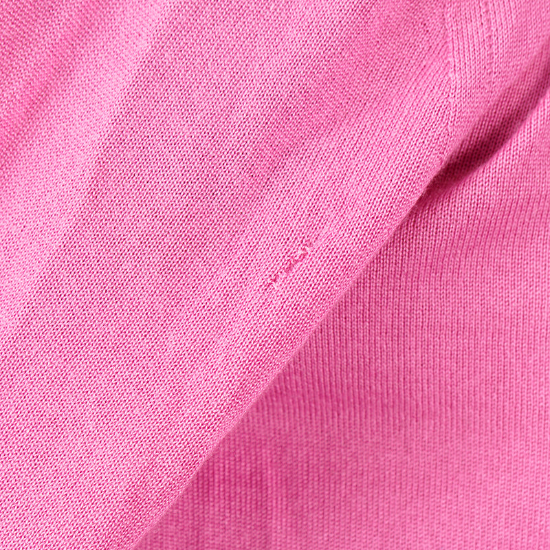 sz L NEW $895 GUCCI Pink 100% CASHMERE Wispy Spring CARDIGAN Sweater Knit Top