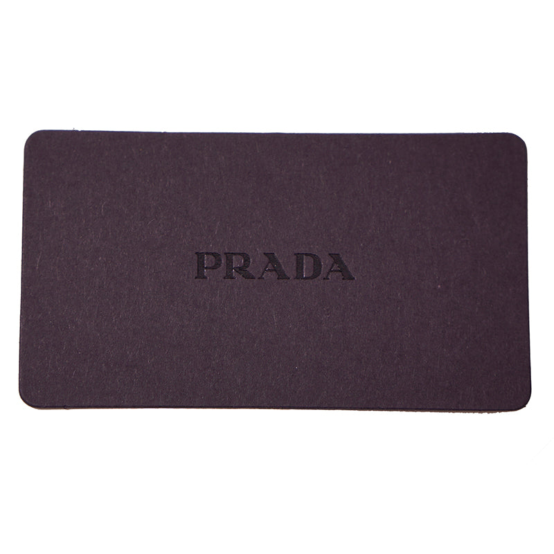 NEW $395 PRADA Black Patent Studded Stiletto HIGH HEEL Bag Charm KEY CHAIN NIB