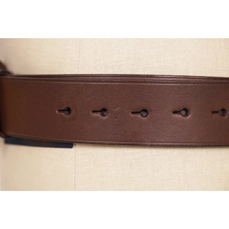 sz 38 NEW RALPH LAUREN POLO Men's Brown Leather TEDDY BEAR LOGO BUCKLE BELT NWT