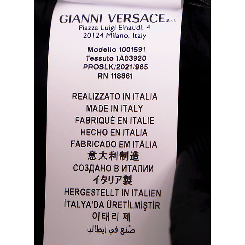sz 57/58 NEW $625 VERSACE BAROCCO GODDESS Reversible La Greca Logo Nylon BUCKET HAT