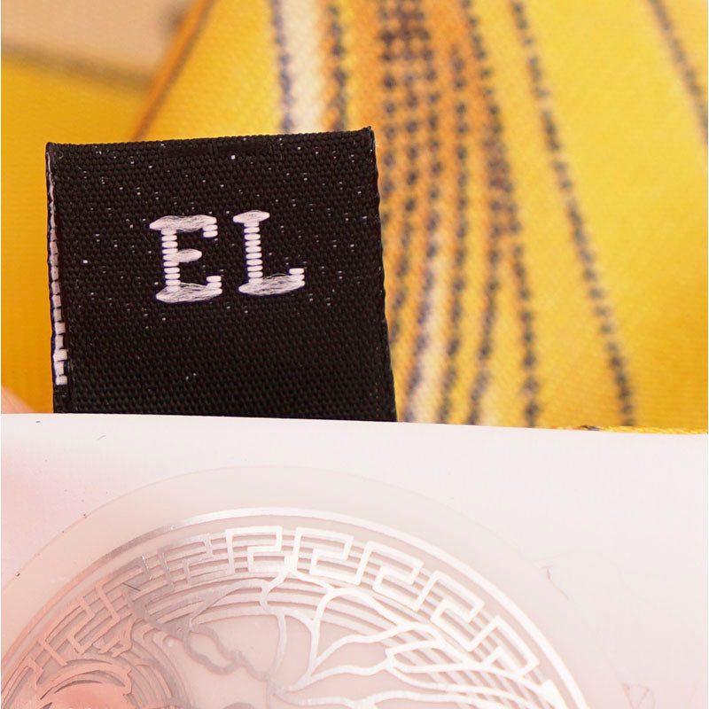 48 & 52 NEW $1,575 VERSACE Men's Yellow BAROCCO GODDESS BAROQUE Silk Twill SHIRT