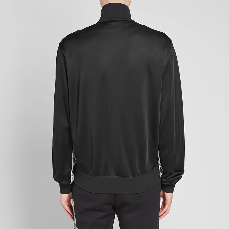 XXL NEW $1295 VERSACE Men Black MEDUSA HEAD LOGO SIDE STRIPE Track Sporty JACKET