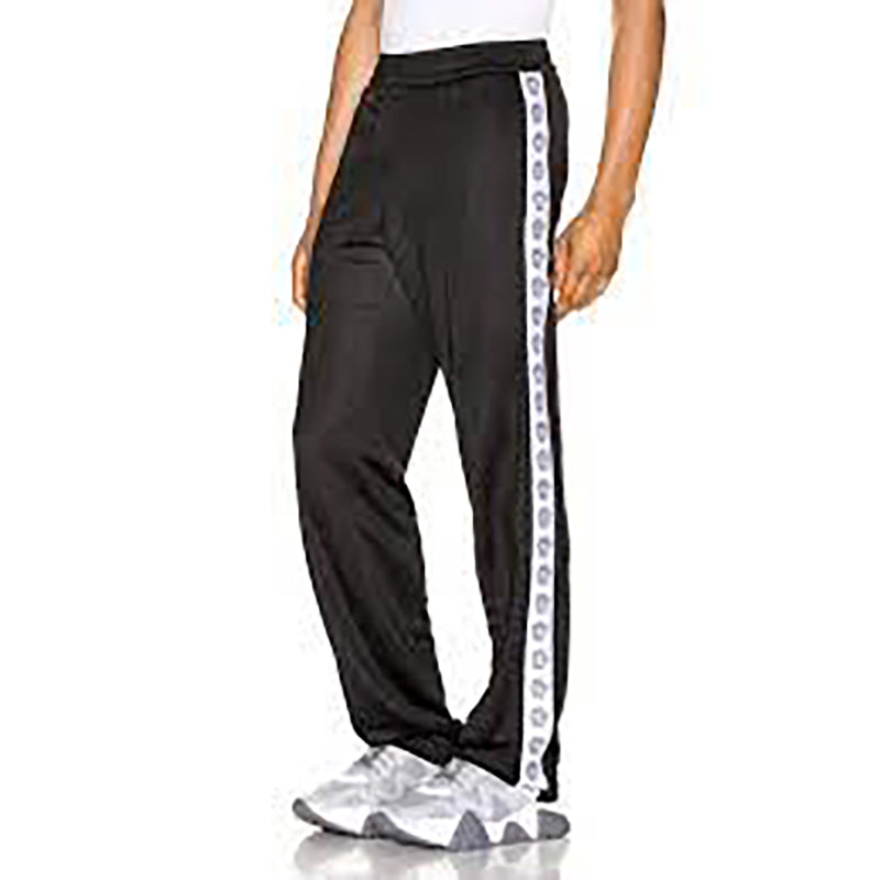 L & XL NEW $895 VERSACE Men's Black MEDUSA HEAD LOGO SIDE STRIPE Track Sporty PANTS