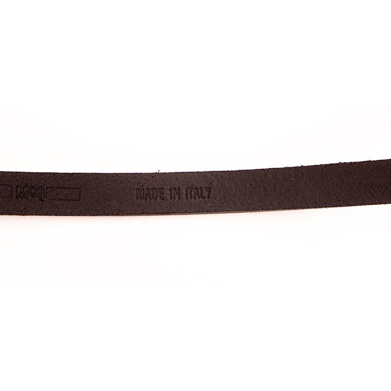 NEW $590 ALEXANDER MCQUEEN MCQ Black Leather BODY HARNESS Silver Hardware BELT