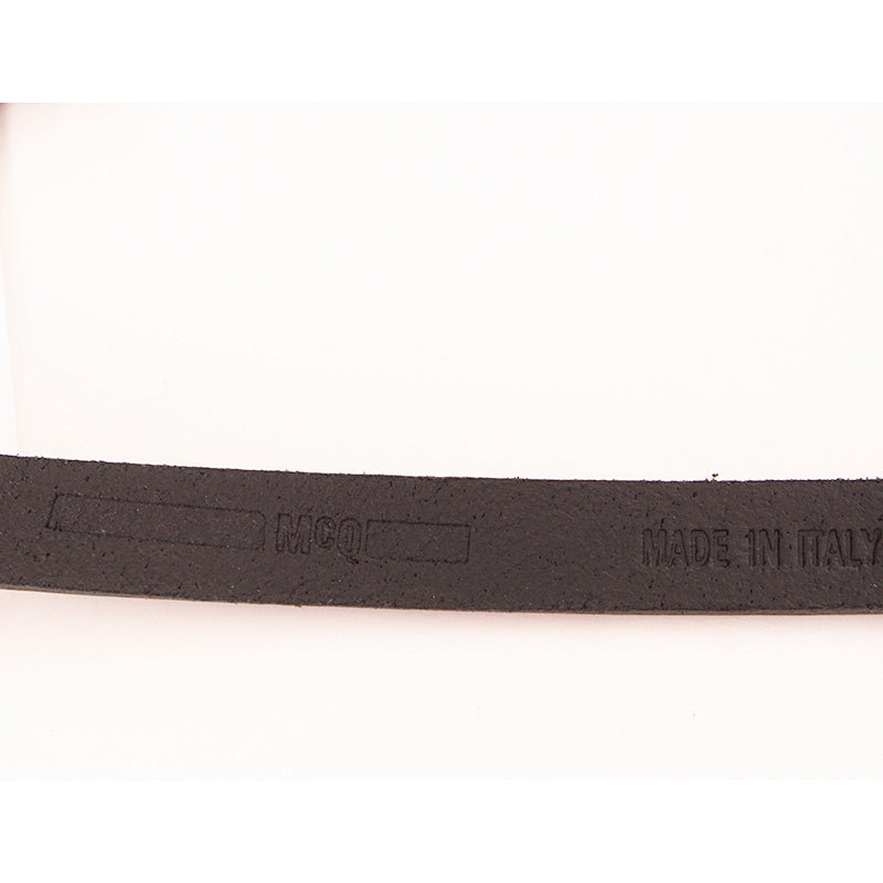 NEW $590 ALEXANDER MCQUEEN MCQ Black Leather BODY HARNESS Silver Hardware BELT