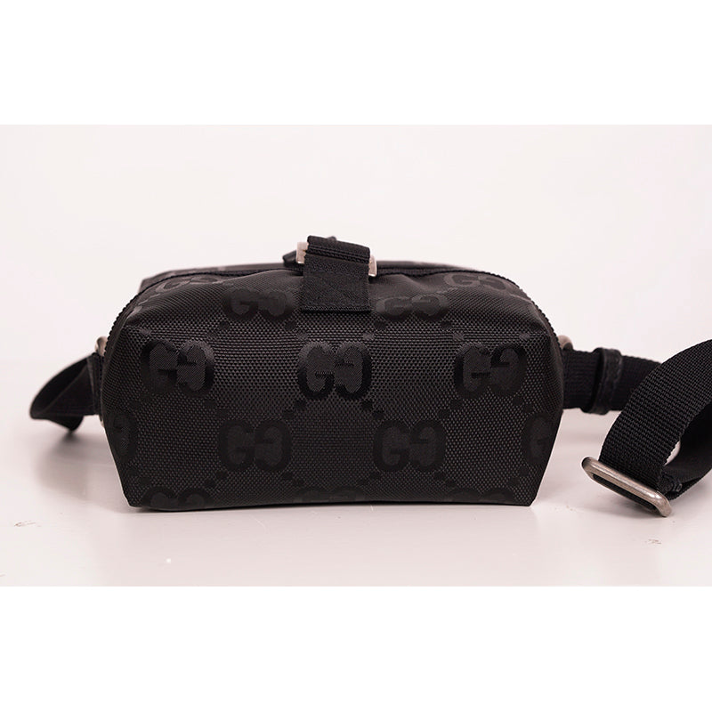 NEW $980 GUCCI Black OFF THE GRID Nylon Monogram Shoulder/Crossbody Small BAG