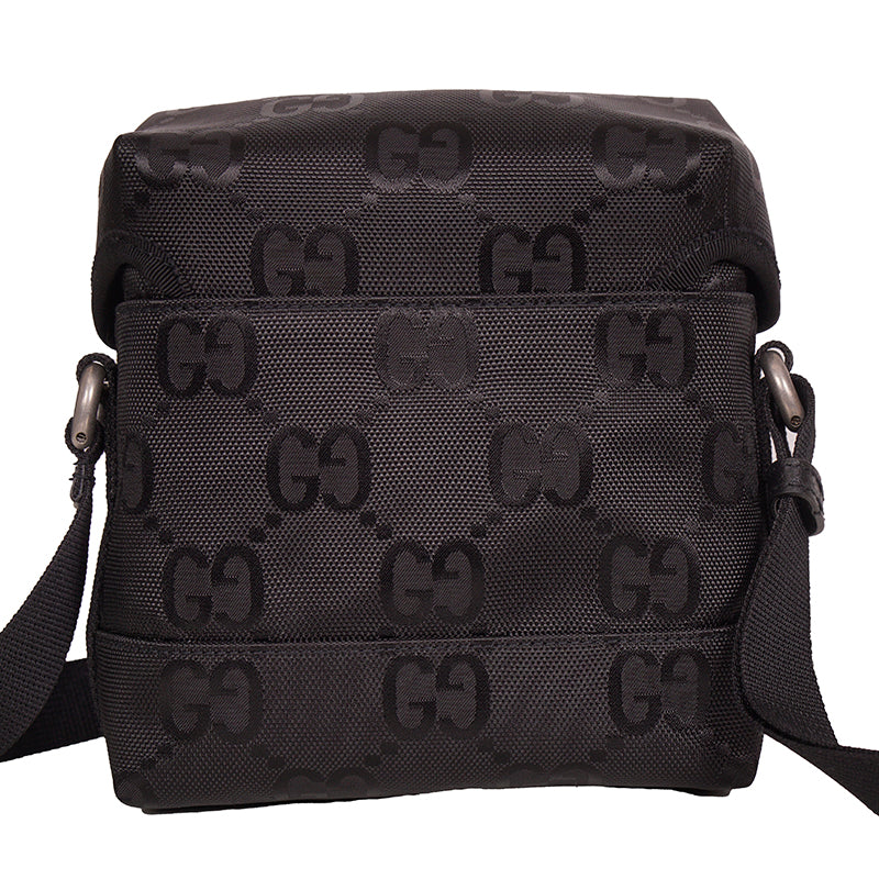 NEW $980 GUCCI Black OFF THE GRID Nylon Monogram Shoulder/Crossbody Small BAG