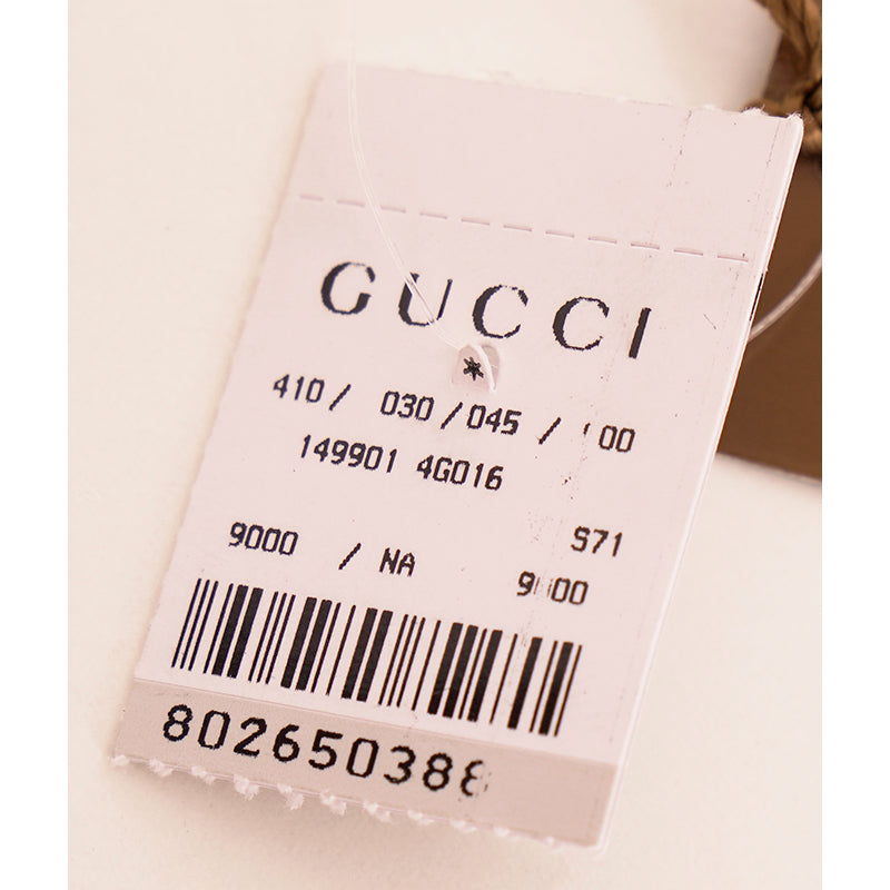NEW $250 GUCCI VINTAGE Men's Cream PRINCE ULRICH Adjustable FORMAL BOW TIE NWT