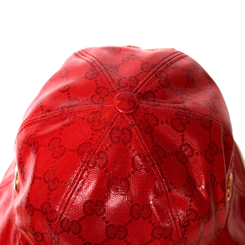 sz M NEW $595 GUCCI x Adidas Wide Brim GG Supreme LOGO Wide-Brimmed Cloche HAT