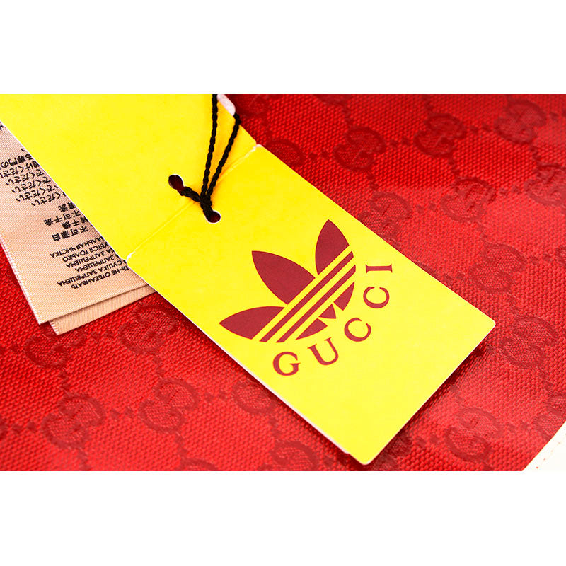 sz M NEW $595 GUCCI x Adidas Wide Brim GG Supreme LOGO Wide-Brimmed Cloche HAT