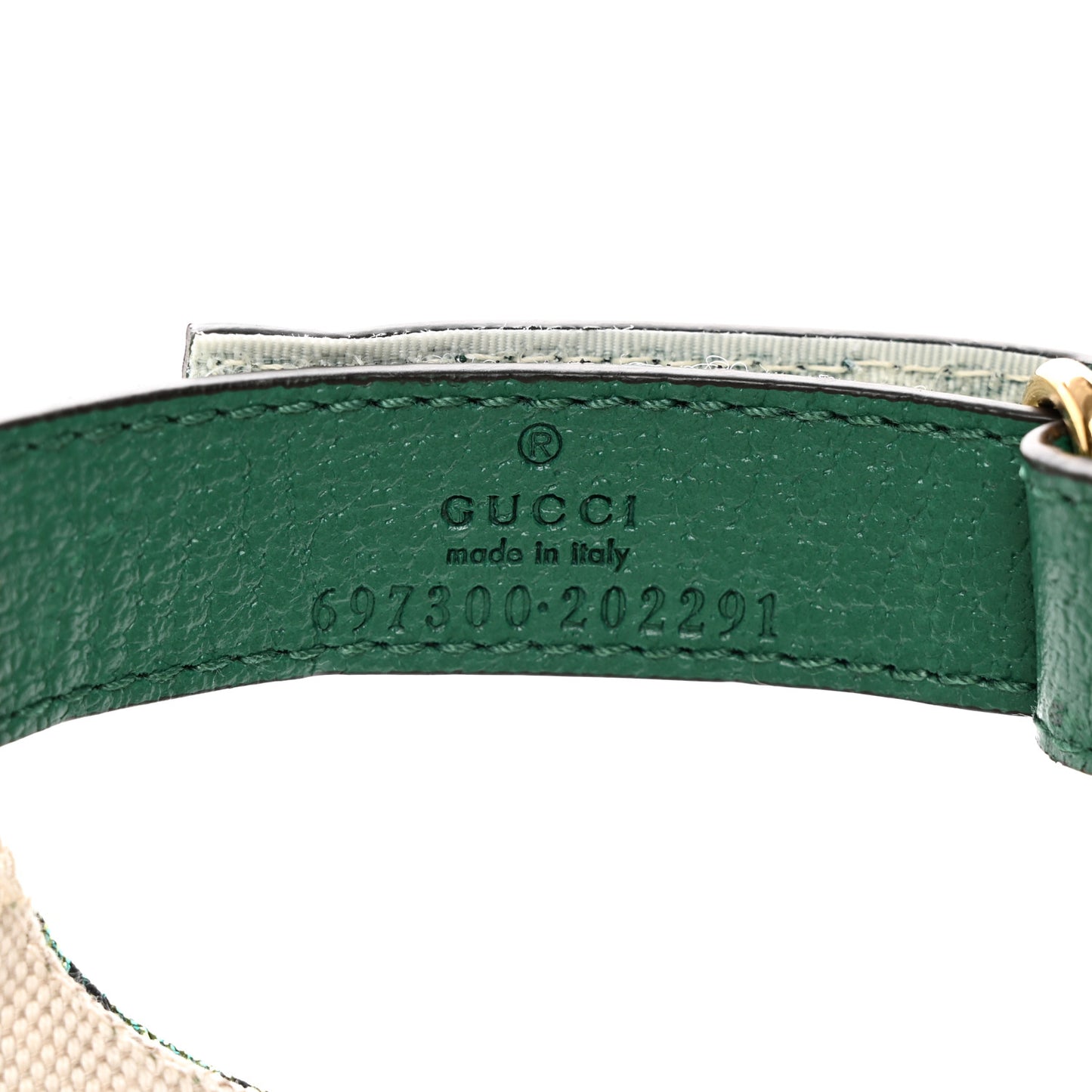 M NEW $685 GUCCI Green GG LAME Silk Blend Jacquard Monogram Unisex BASEBALL HAT