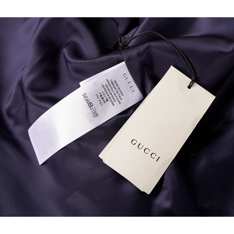 40 NEW $4890 GUCCI RUNWAY Ivory RED DRAGON BEE Silk Wool Double-Breasted JACKET