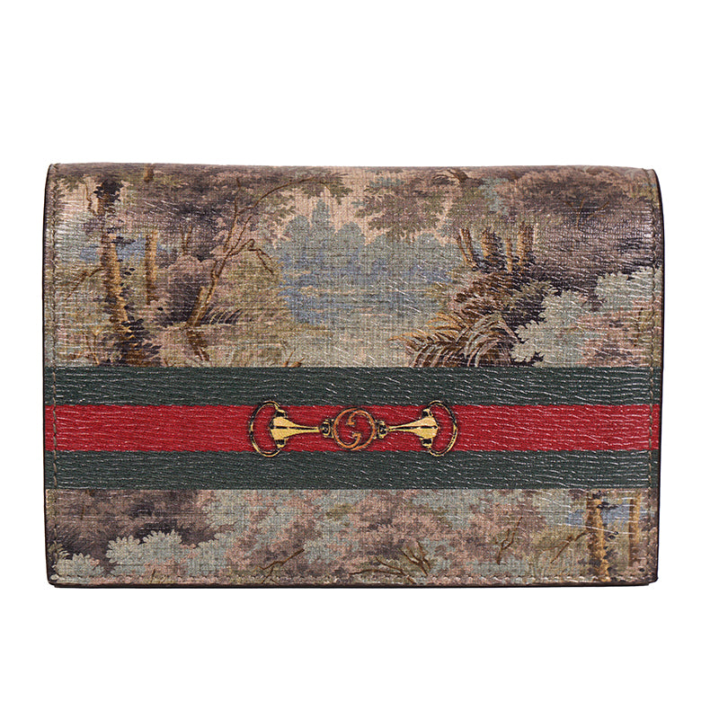 NEW $590 GUCCI Radura Print Demetra Fabric GG PLAYING CARDS & CASE w/ 2 DECKS