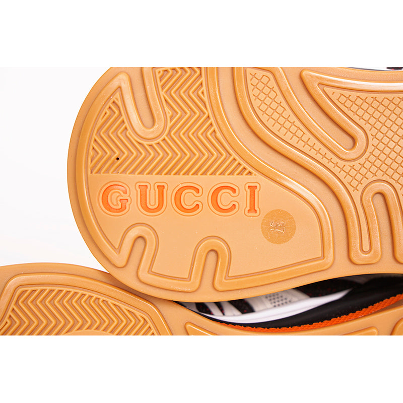 37 NEW $890 GUCCI Woman's White Yellow ULTRAPACE R Trainer GG Logo SNEAKERS NIB