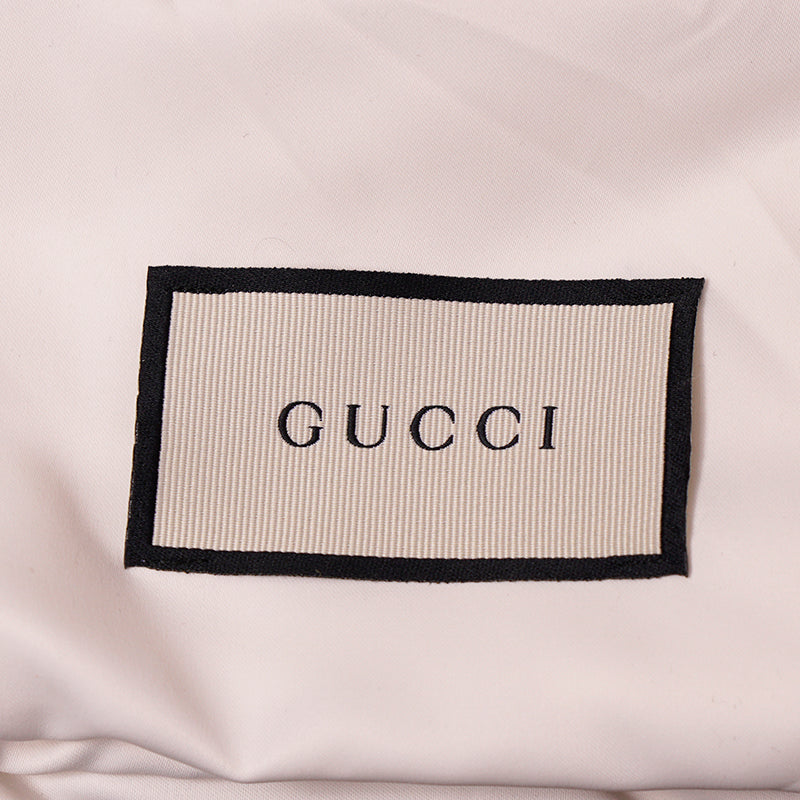 S NEW $290 GUCCI Woman's Gray w/ PINK GG Logo Lame' Cotton Calf SOCKS & DUSTBAG
