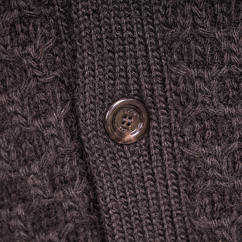 XS NEW $1900 GUCCI Men Chunky Cable Knit REMOVABLE SLEEVES Wool SWEATER CARDIGAN