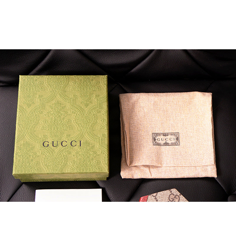 NEW $200 GUCCI Whimsy DERPY CAT GG Supreme Coated Canvas Stationery STICKY NOTES