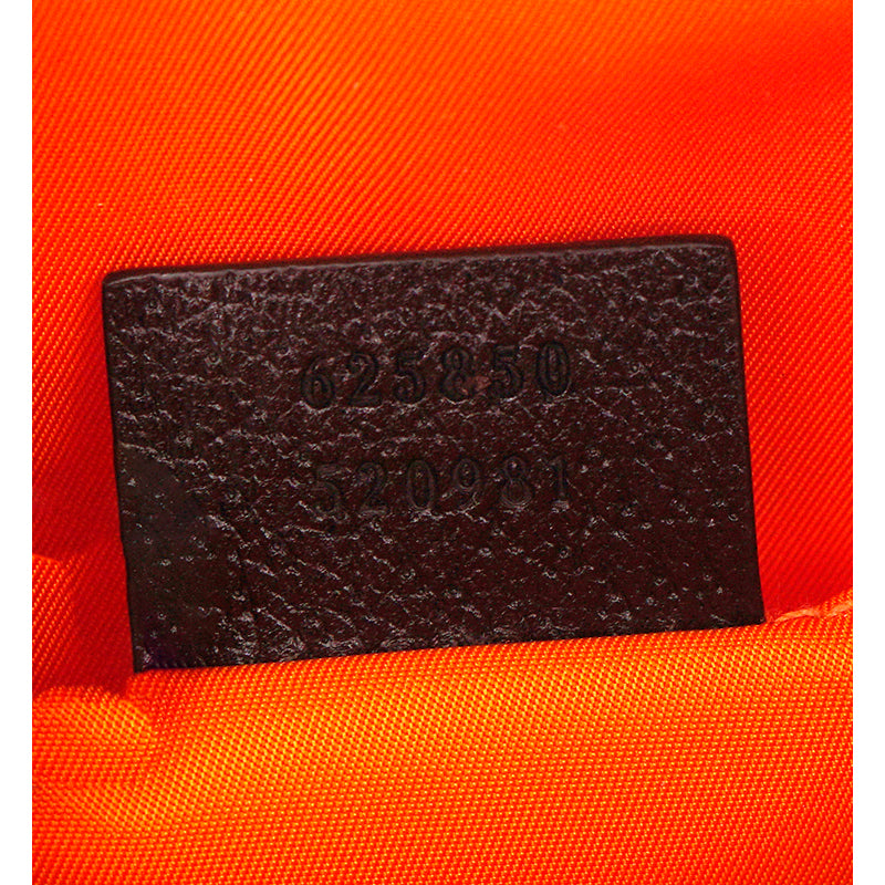 NEW $1,125 GUCCI Orange OFF THE GRID Nylon Monogram Shoulder/Crossbody 2-WAY BAG