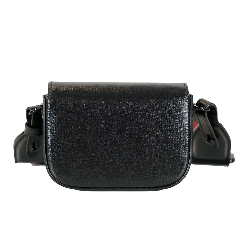 NEW $1,790 GUCCI Black Leather Nano Mini HORSEBIT 1955 BAG w 2 Removable STRAPS
