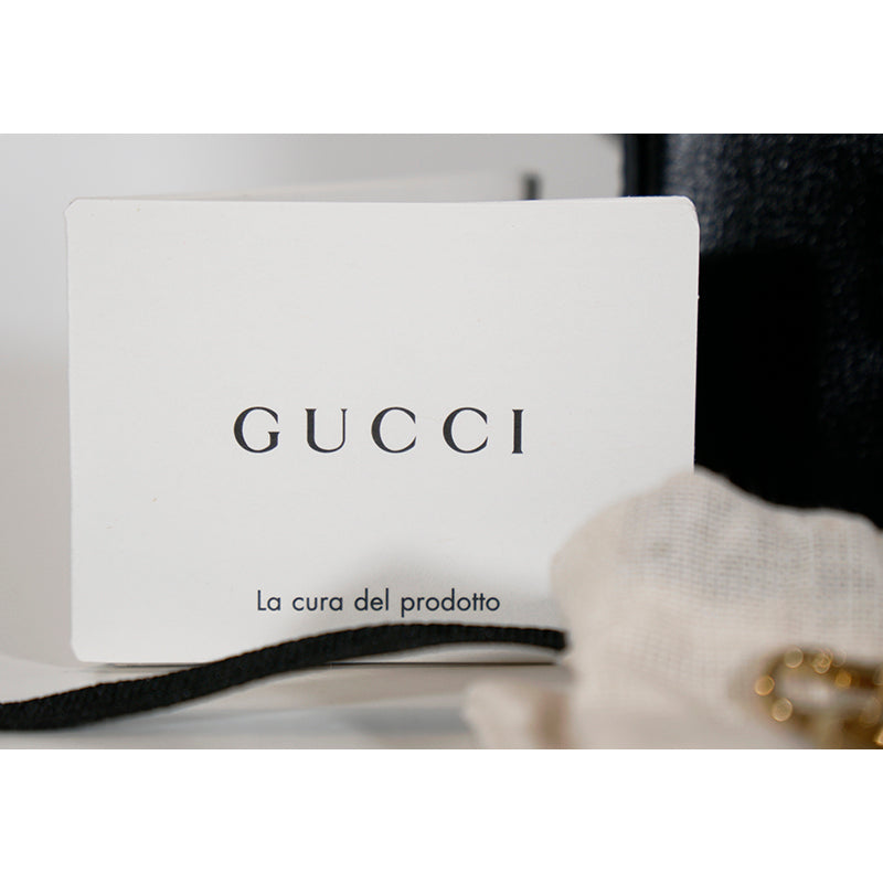 NEW $1,790 GUCCI Black Leather Nano Mini HORSEBIT 1955 BAG w 2 Removable STRAPS