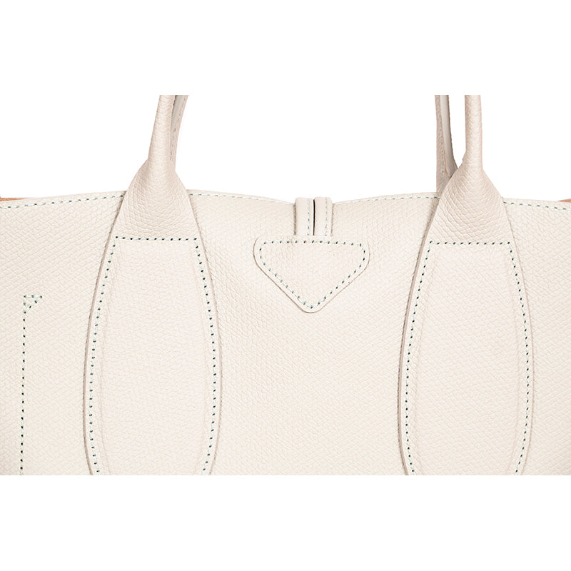 NEW $585 LONGCHAMP Mint Green Leather ROSEAU Medium TOTE BAG & STRAP Retired Col