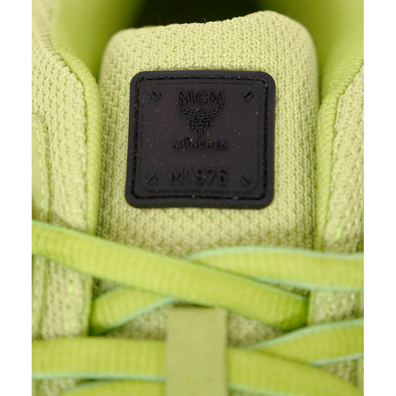 46 US 13 NEW $590 MCM x Puma TRC Blaze Court ACID LIME GREEN Low Top SNEAKERS