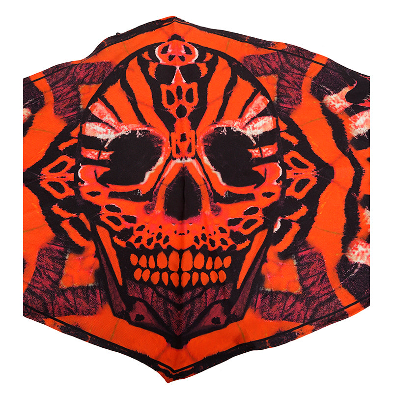 NEW $395 ALEXANDER MCQUEEN Red/Orange TIGER WINGS RUNWAY Twill Silk TOP SCARF