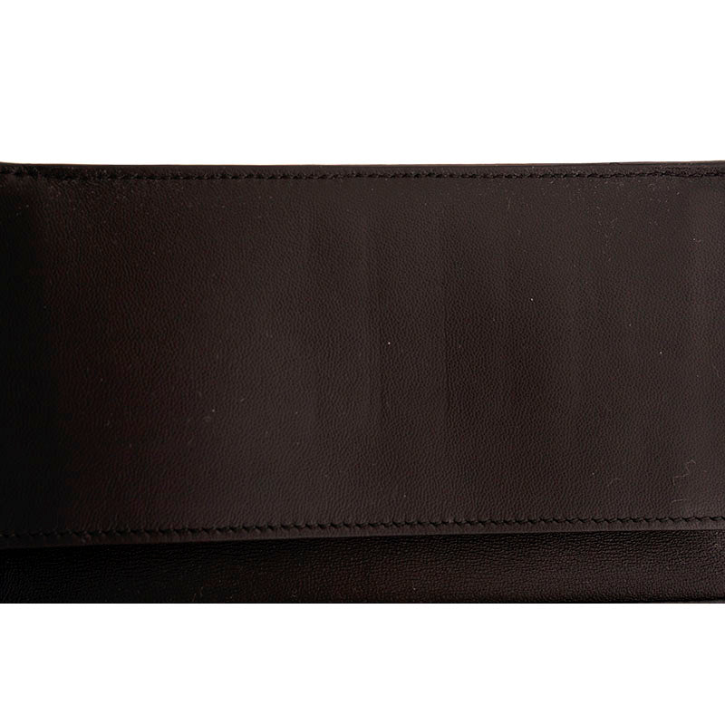 NEW $650 ALEXANDER MCQUEEN Dk Pink Leather Silver SKULL Continental LONG WALLET