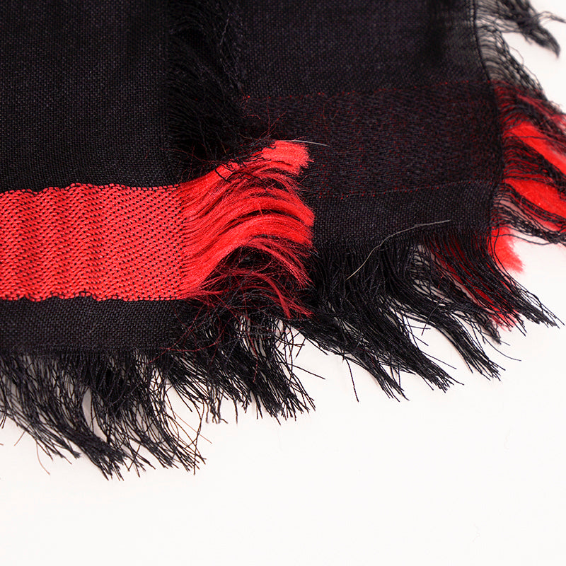NEW $570 ALEXANDER MCQUEEN Black BELOVED SKULL DAGGER BUTTERFLY Wispy SCARF