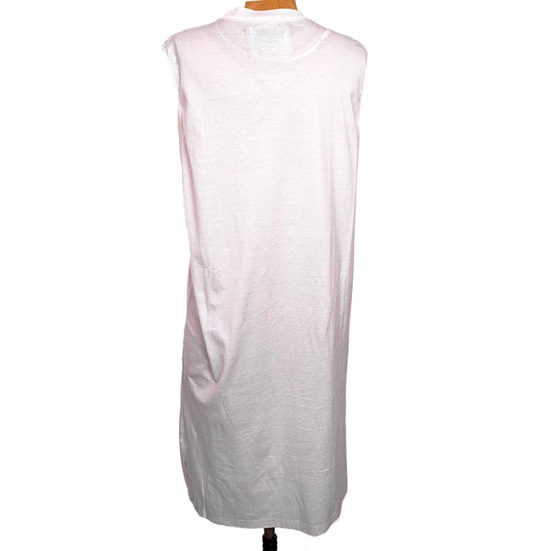 sz S NEW $1680 PRADA Runway White GRAPHIC CARTOON COMIC Come On In T-Shirt DRESS