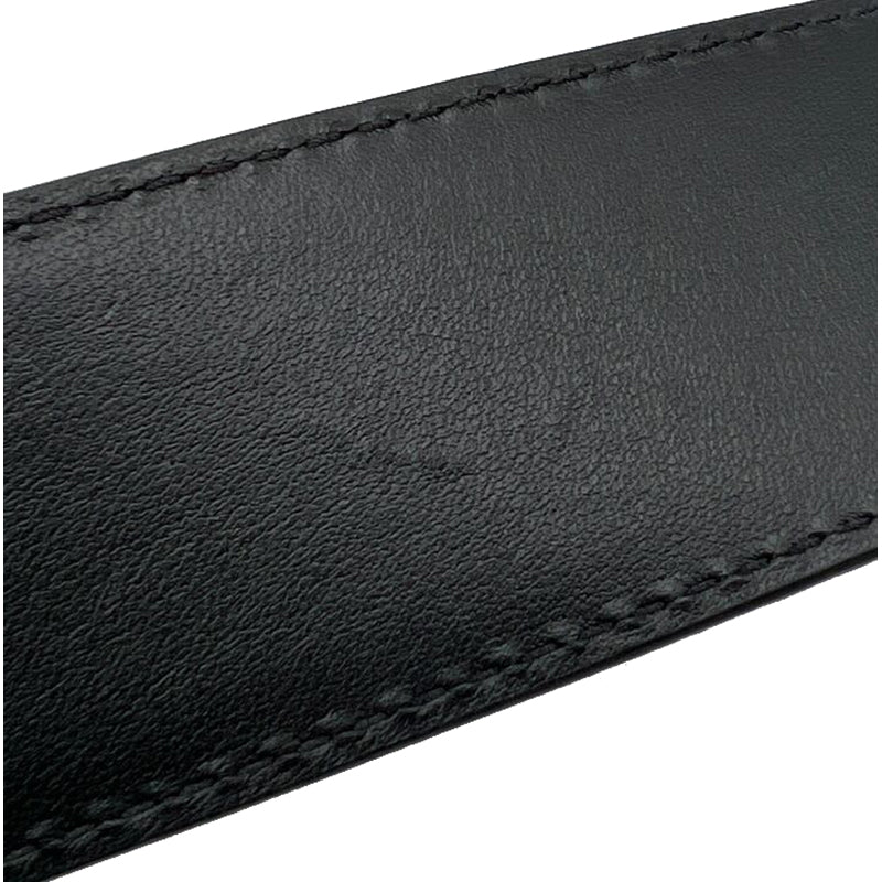 36/90 NEW $900 VERSACE Men's WINGED MEDUSA LARGE BUCKLE Black Leather BELT