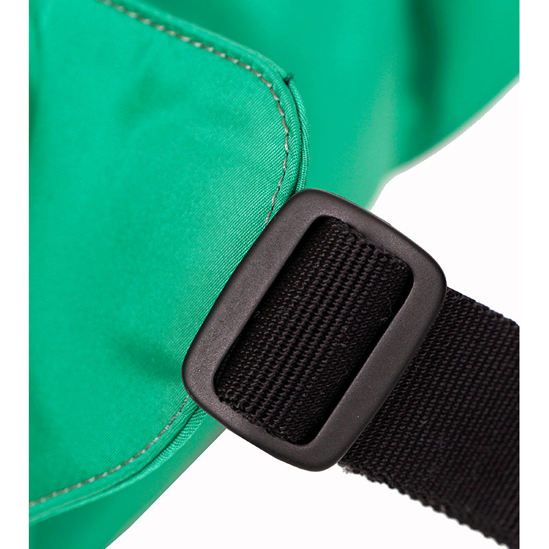 NEW $900 VERSACE Men's Emerald Green Nylon LA MEDUSA LOGO Sling Belt TRAVEL BAG