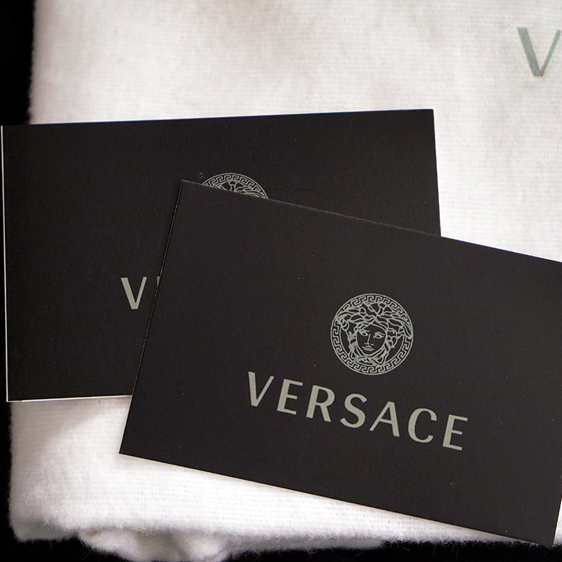 NEW $900 VERSACE Men's Emerald Green Nylon LA MEDUSA LOGO Sling Belt TRAVEL BAG