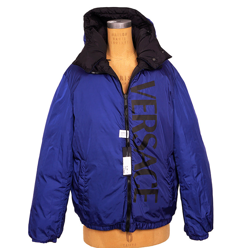 48 US M NEW $1600 VERSACE Men REVERSIBLE MEDUSA LOGO Down-Fill PUFFER JACKET NWT
