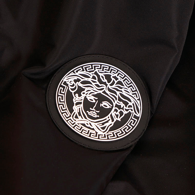 56 XXL NEW $2175 VERSACE Men's Red BAROQUE PRINT Medusa Logo REVERSIBLE JACKET