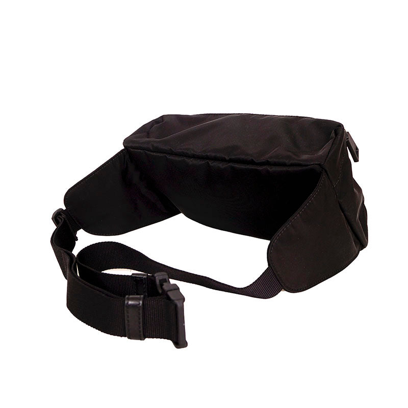NEW $900 VERSACE Men's Black Nylon LA MEDUSA LOGO Sling Belt TRAVEL Waist BAG