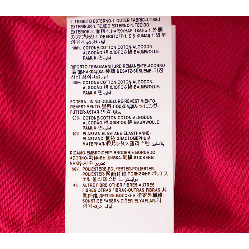 XS NEW $950 VERSACE Woman Hot Pink MEDUSA LOGO Oversize SWEATSHIRT HOODIE JACKET