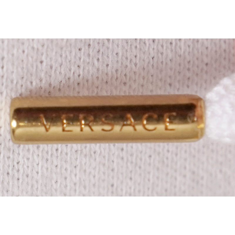 2/3XL NEW $800 VERSACE Men White MEDUSA LOGO BAROQUE HOODIE Embroidered SWEATSHIRT