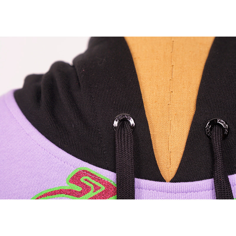 M NEW $1925 VERSACE MUSIC COLLECTION Mens Orchid Lilac MEDUSA Hoodie SWEATSHIRT