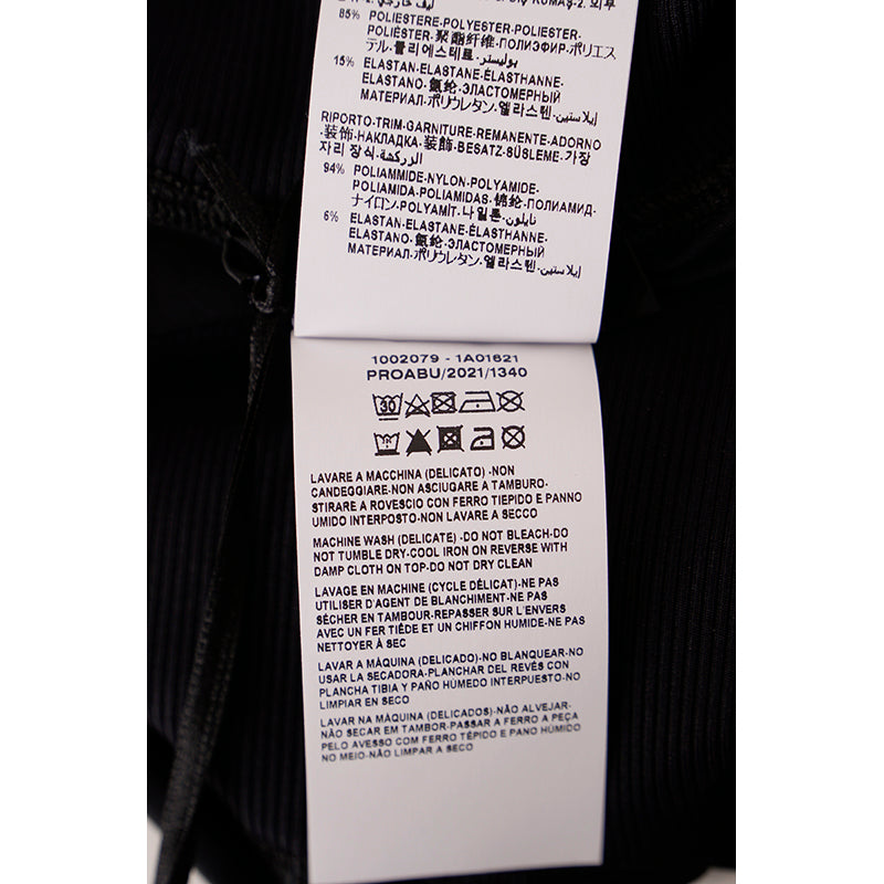 sz 1 XS NEW $525 VERSACE Black PINK LA GRECA Jersey Sport Pants Workout LEGGINGS