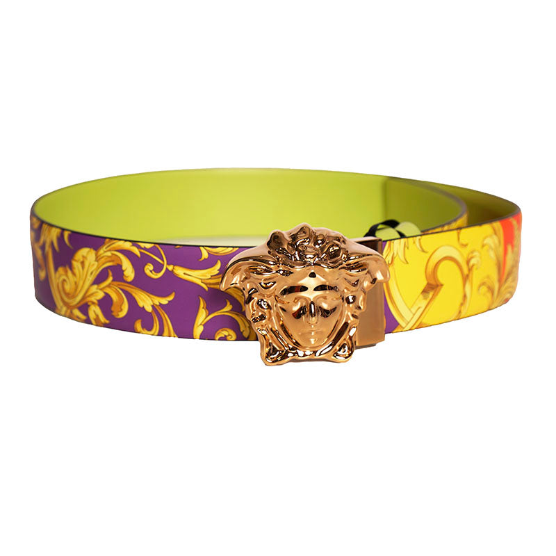sz 80/85/90/105 NEW $595 VERSACE Men HERITAGE BAROQUE Reversible MEDUSA Logo BELT