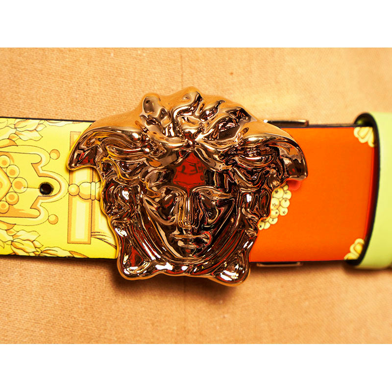 sz 80/85/90/105 NEW $595 VERSACE Men HERITAGE BAROQUE Reversible MEDUSA Logo BELT