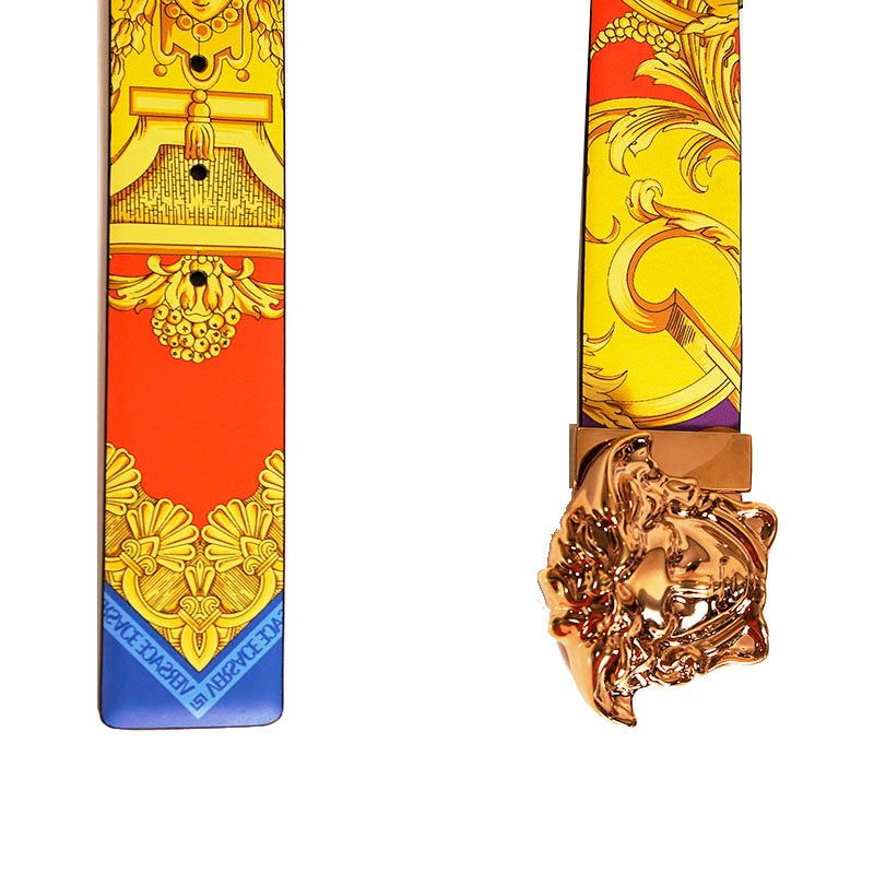 sz 80/85/90/105 NEW $595 VERSACE Men HERITAGE BAROQUE Reversible MEDUSA Logo BELT