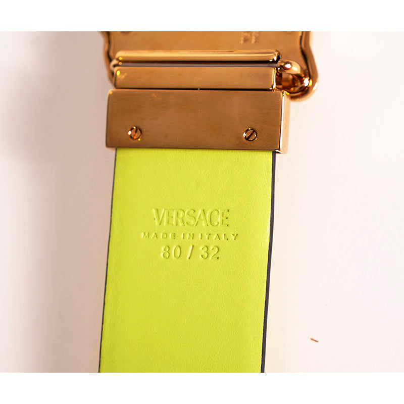 sz 80/85/90/105 NEW $595 VERSACE Men HERITAGE BAROQUE Reversible MEDUSA Logo BELT
