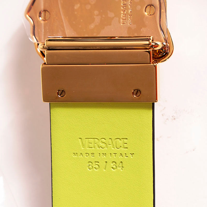 sz 80/85/90/105 NEW $595 VERSACE Men HERITAGE BAROQUE Reversible MEDUSA Logo BELT