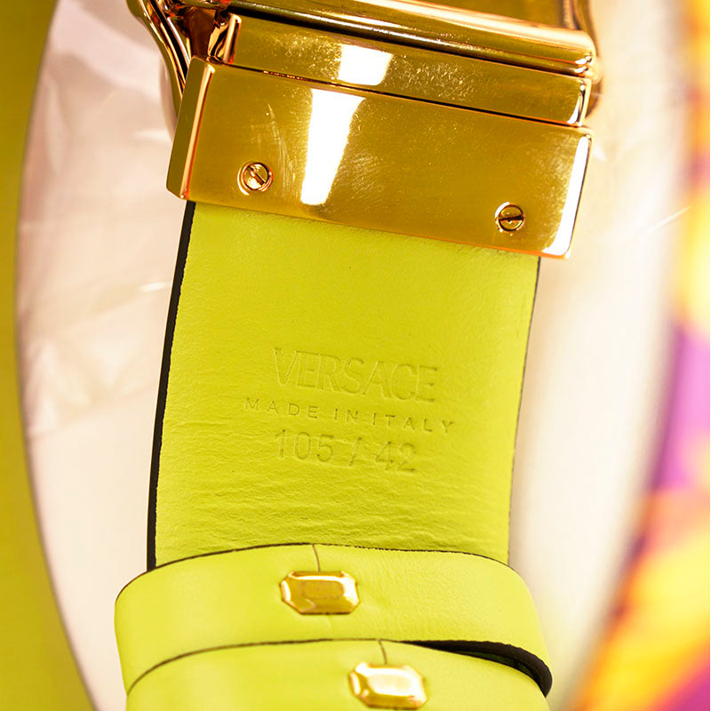 sz 80/85/90/105 NEW $595 VERSACE Men HERITAGE BAROQUE Reversible MEDUSA Logo BELT
