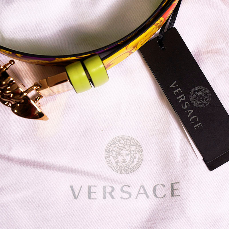sz 80/85/90/105 NEW $595 VERSACE Men HERITAGE BAROQUE Reversible MEDUSA Logo BELT
