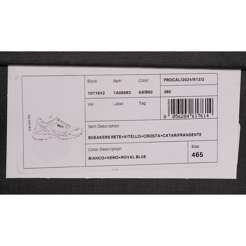 46.5 NEW $850 VERSACE Men's Color Block MEDUSA LOGO Low Top SNEAKERS 13.5 NIB