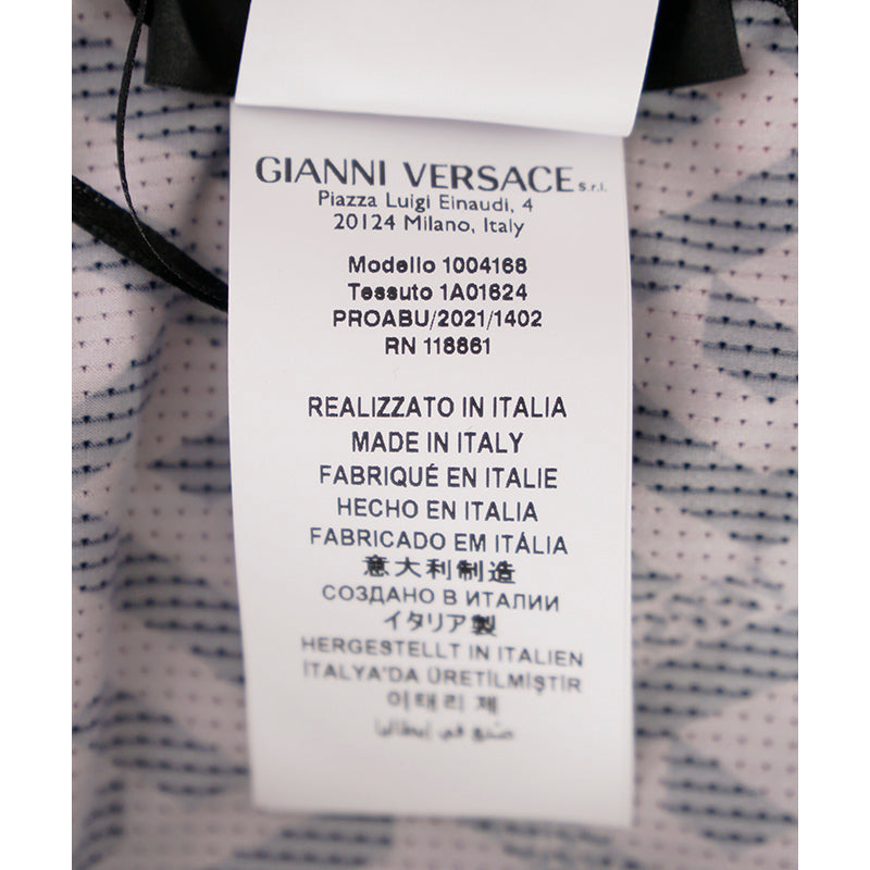 XXS/S NEW $395 VERSACE Black Jersey PINK LA GRECA Fitted Logo Tee SPORTY T-SHIRT TOP